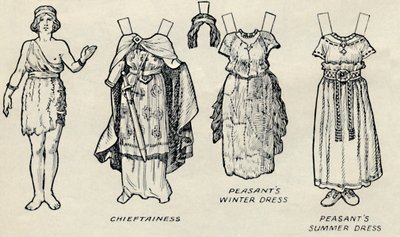Galleriet för historiska dräkter: vad britterna och romarna brukade bära, c1934 av Unbekannt
