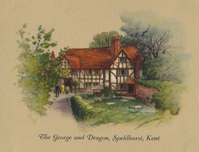 The George and Dragon, Speldhurst, Kent, 1939 av Unbekannt