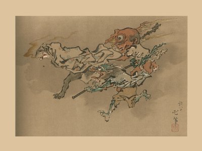The Goblin Flight, sent 1700-tidigt 1800-tal, 1886 av Unbekannt