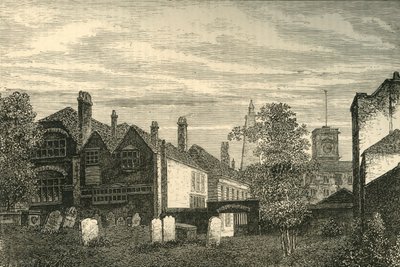 The Grammar School of St. Olaves, 1810, c1878. av Unbekannt