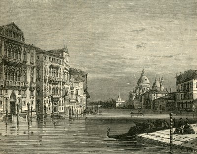 Canal Grande, Venedig, 1890. av Unbekannt