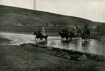 Storhertigen Mikael och hans stab, 1919. av Unbekannt