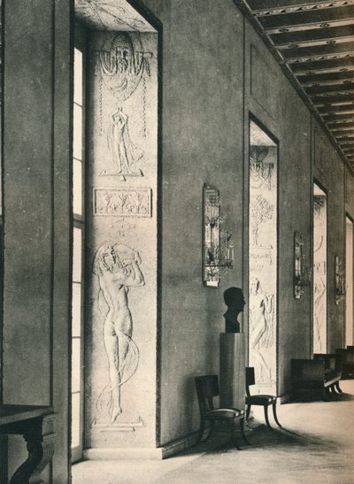 Stora Galleriet i Stockholms Stadshus, 1925 av Unbekannt