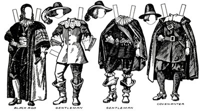 The Great Gallery of Historic Costume: Some Dresses of Charles The First Time, c1934 av Unbekannt