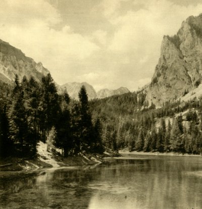 Grüner See, Steiermark, Österrike, c1935. av Unbekannt