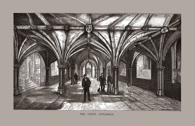 The Guild-Hall Crypt, 1886. av Unbekannt