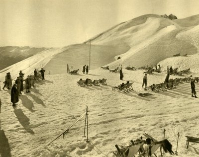 Skidliften Hafelekarbahn, Innsbruck, Tyrolen, Österrike, c1935. av Unbekannt