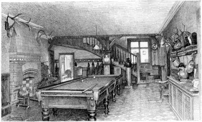 Salen i Silverbeck, c1880-1882 av Unbekannt