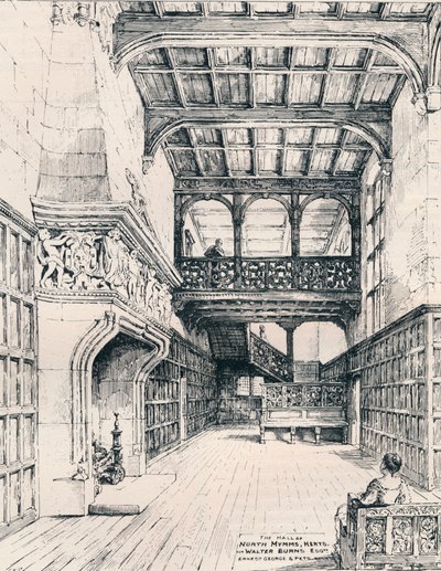 The Hall of North Mymms, Herts, 1898 av Unbekannt