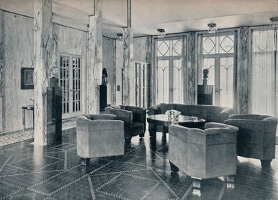 Hall of the Stoclet Palace, Bryssel, Belgien, c1914 av Unbekannt
