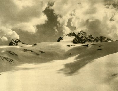 Hallstattglaciären, Dachsteinbergen, Oberösterreich, c1935. av Unbekannt