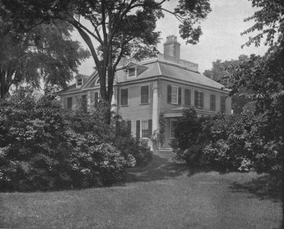 Poeten Longfellows hem, Cambridge, Massachusetts, USA, c1900. av Unbekannt