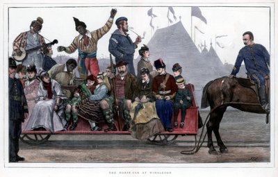 Hästbilen i Wimbledon, 1872 av Unbekannt