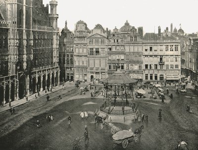 Hotel de Ville, Bryssel, Belgien, 1895. av Unbekannt