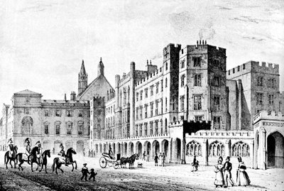 The House of Lords and House of Commons, Westminster, tidigt 1800-tal c1905 av Unbekannt