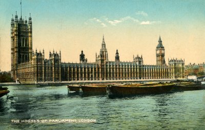 The Houses of Parliament, London, 1925. av Unbekannt