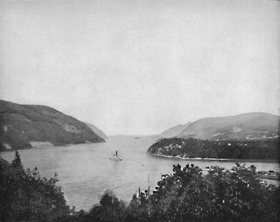Hudsonfloden vid West Point, c1897. av Unbekannt