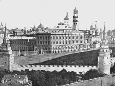 Det kejserliga palatset i Kreml, Moskva, Ryssland, 1895. av Unbekannt