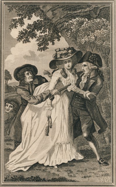 Det indiskreta argumentet, 1700-talet. av Unbekannt