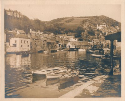 Den inre hamnen - Polperro, 1927 av Unbekannt