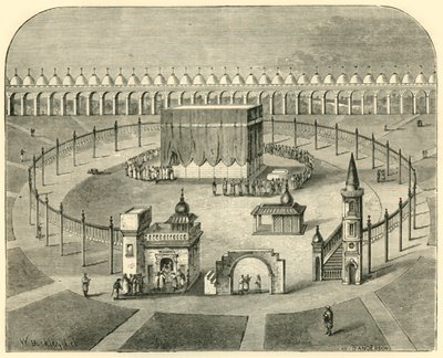Kaba, Mecka, 1890. av Unbekannt