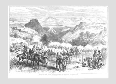 Kaffirkriget - Att driva ut kaffererna från Iron Mount och Waterkloof, 1878. av Unbekannt