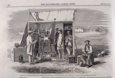Kew-heliografen användes i en expedition för förmörkelsevisning till Spanien, 1860 av Unbekannt