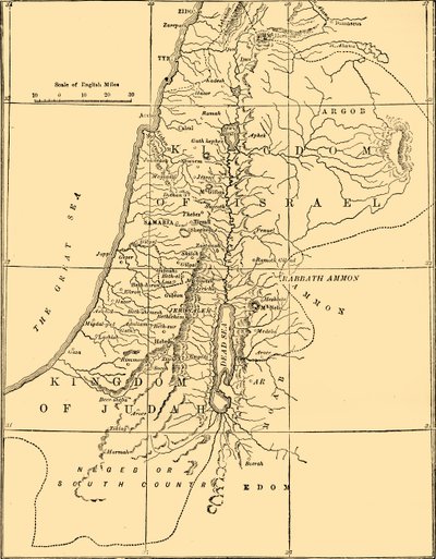Kungadömena Juda och Israel, 1890. av Unbekannt