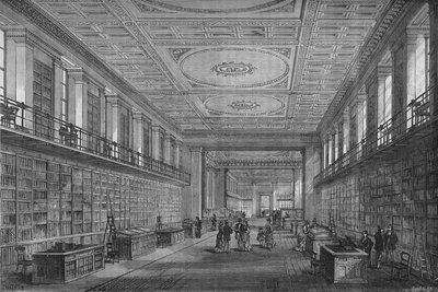 Kings Library, London, 1878 av Unbekannt