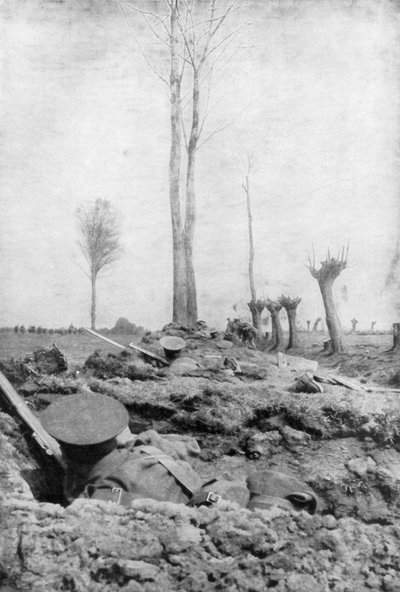 Kings Regiment Liverpool, andra slaget vid Ypres, Belgien, 22 april-25 maj 1915 av Unbekannt