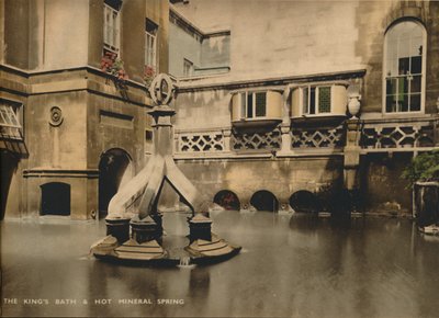 The Kingss Bath & Hot Mineral Spring, Bath, Somerset, c 1925 av Unbekannt
