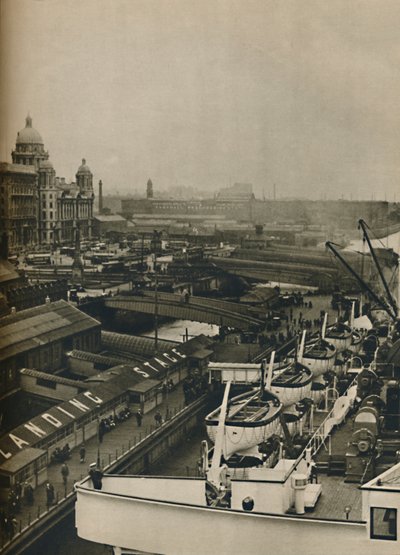 Landningsstadiet i Liverpool, 1936 av Unbekannt