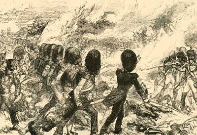 The Last Charge at Waterloo, 1815, 1890. av Unbekannt