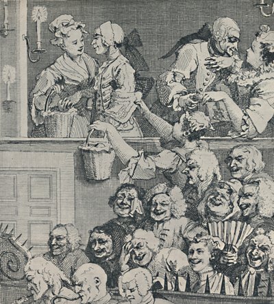 Den skrattande publiken, 1733, 1920 av Unbekannt