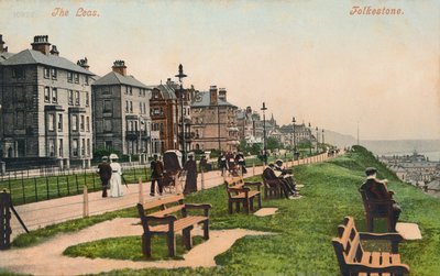 Leasen. Folkestone, sent 1800-tidigt 1900-tal av Unbekannt