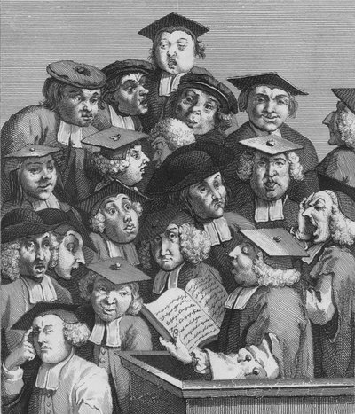 Föreläsningen, 1736, 1830-talet. av Unbekannt