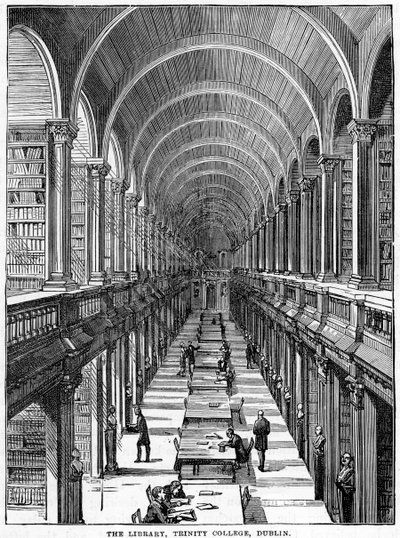 The Library, Trinity College, Dublin, 1800-talet av Unbekannt