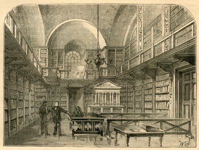 The Library of St. Pauls, 1897. av Unbekannt