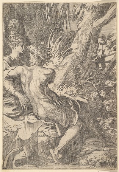 De älskande, 1500-1600-talet. av Unbekannt