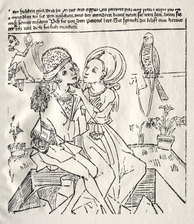 The Lovers, c. 1470. av Unbekannt