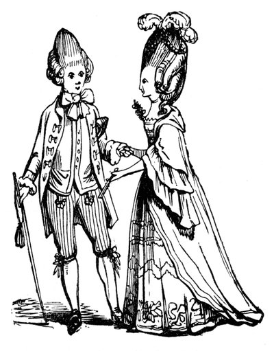 Makaronierna, 1772, 1910 av Unbekannt