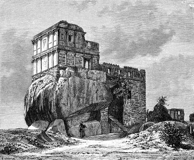 The Madan Mahal, Jabalpur, Indien, 1895 av Unbekannt