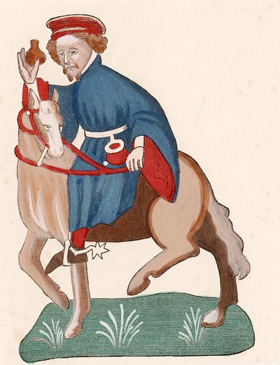 The Manciple, från Geoffrey Chaucers Canterbury Tales av Unbekannt