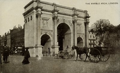 The Marble Arch, London, sent 1800-tidigt 1900-tal. av Unbekannt