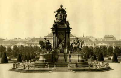 Maria Theresia-monumentet, Wien, Österrike, c1935. av Unbekannt