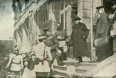 De brittiska och franska krigsministrarnas möte, 1915, 1919. av Unbekannt