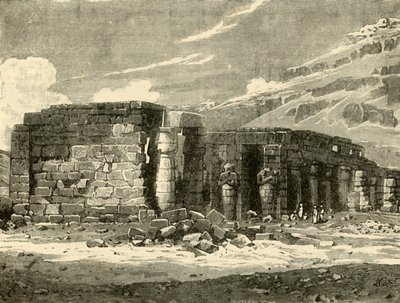 Memnonium i Thebe, 1890. av Unbekannt