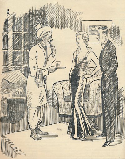 The Memsahib sänder sin nyförvärvade Hindustani..., 1936. av Unbekannt
