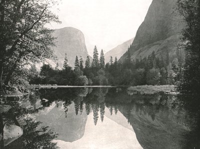 The Mirror Lake, Yosemite Valley, USA, 1895. av Unbekannt