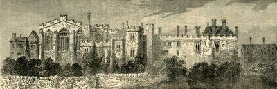 Klostret St. John of Jerusalem, Clerkenwell - Allmän vy från sydost, c1872. av Unbekannt
